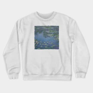 "Water Lilies" by Claude Monet Crewneck Sweatshirt